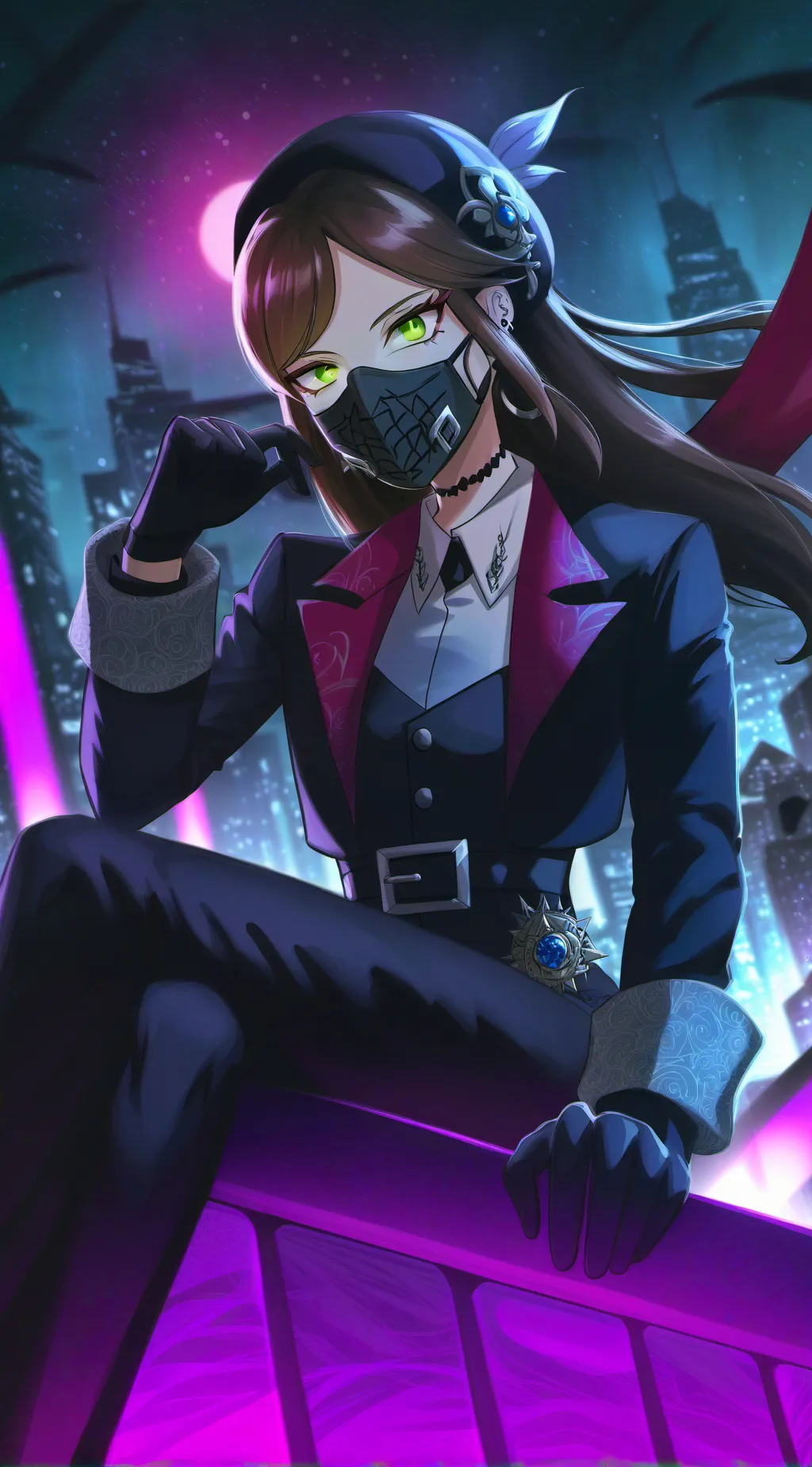 ai character: Loona background