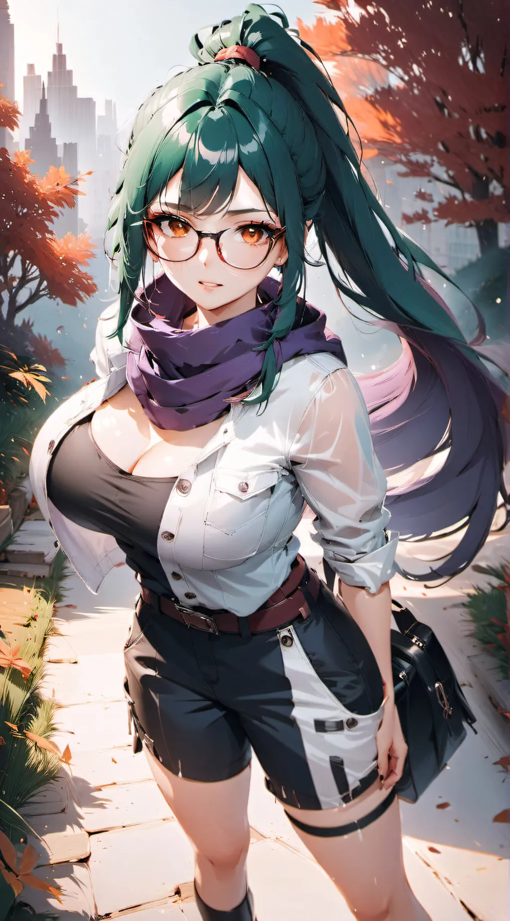 ai character: Maki Zenin JJK background