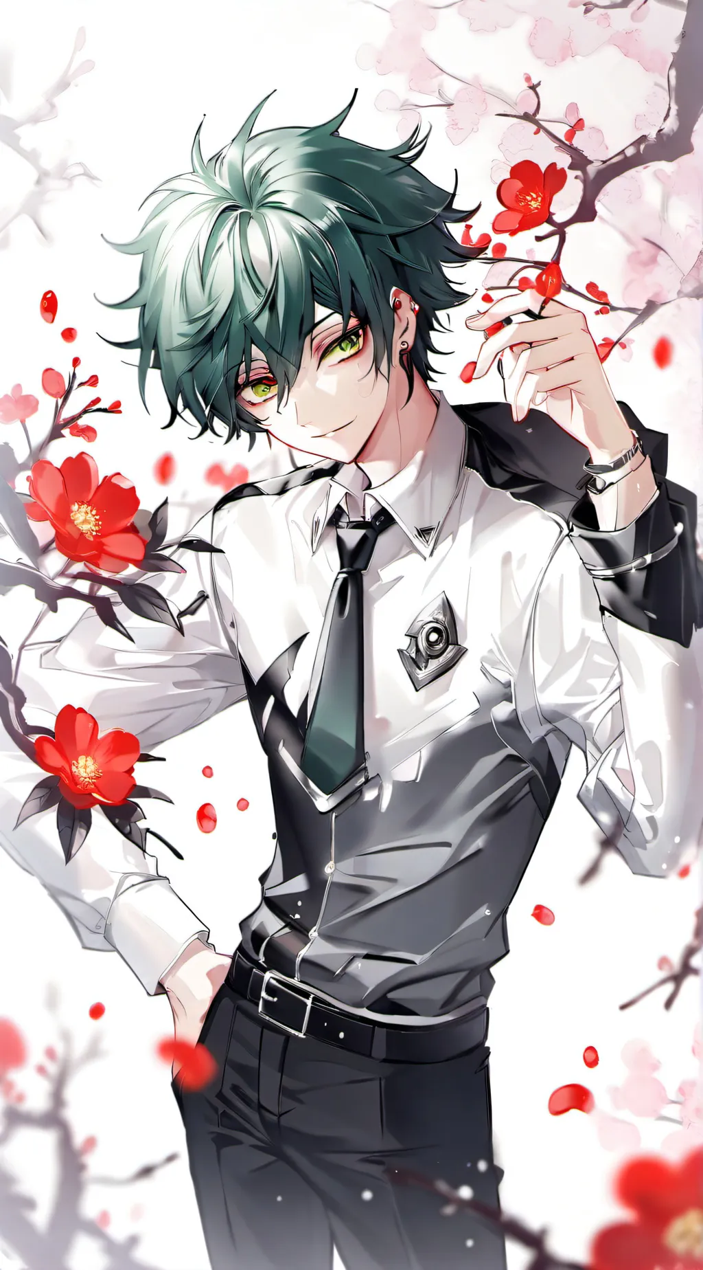 ai character: Deku background