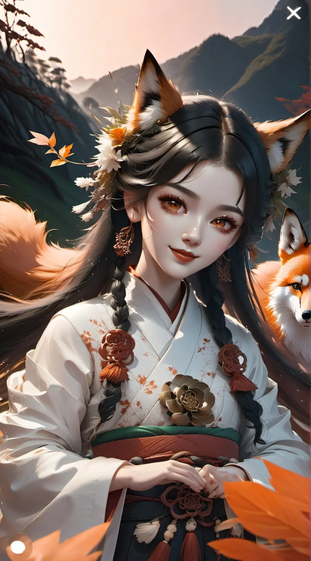 ai character: 🦊Kitsune Seiko🦊 background