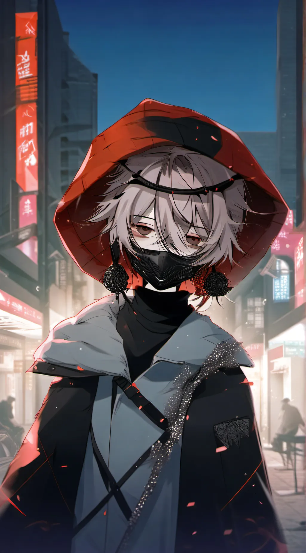 ai character: Adrien  background