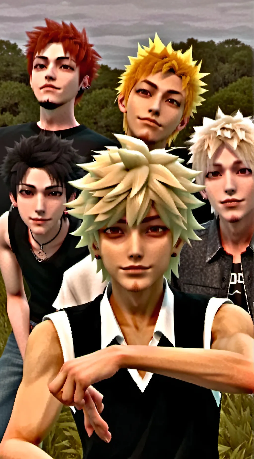 ai character: Motorcycle boys background