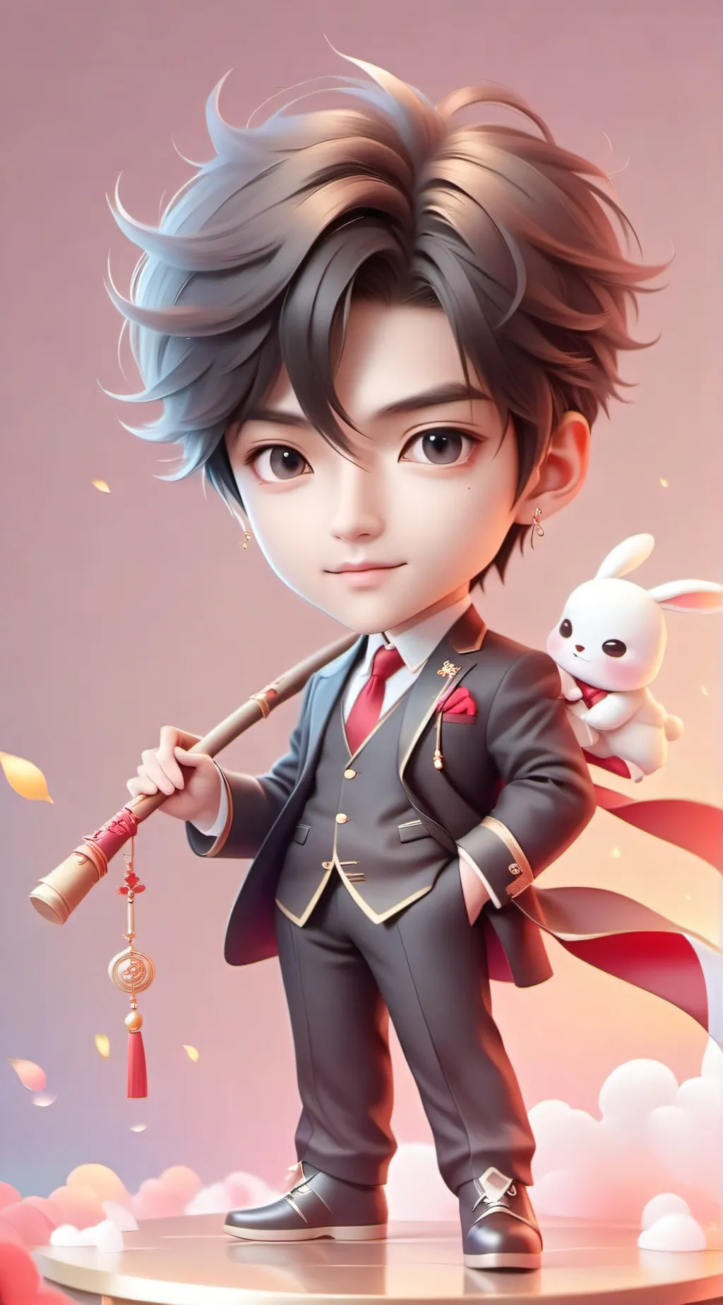 ai character: Chen Zhe-Yuan  background