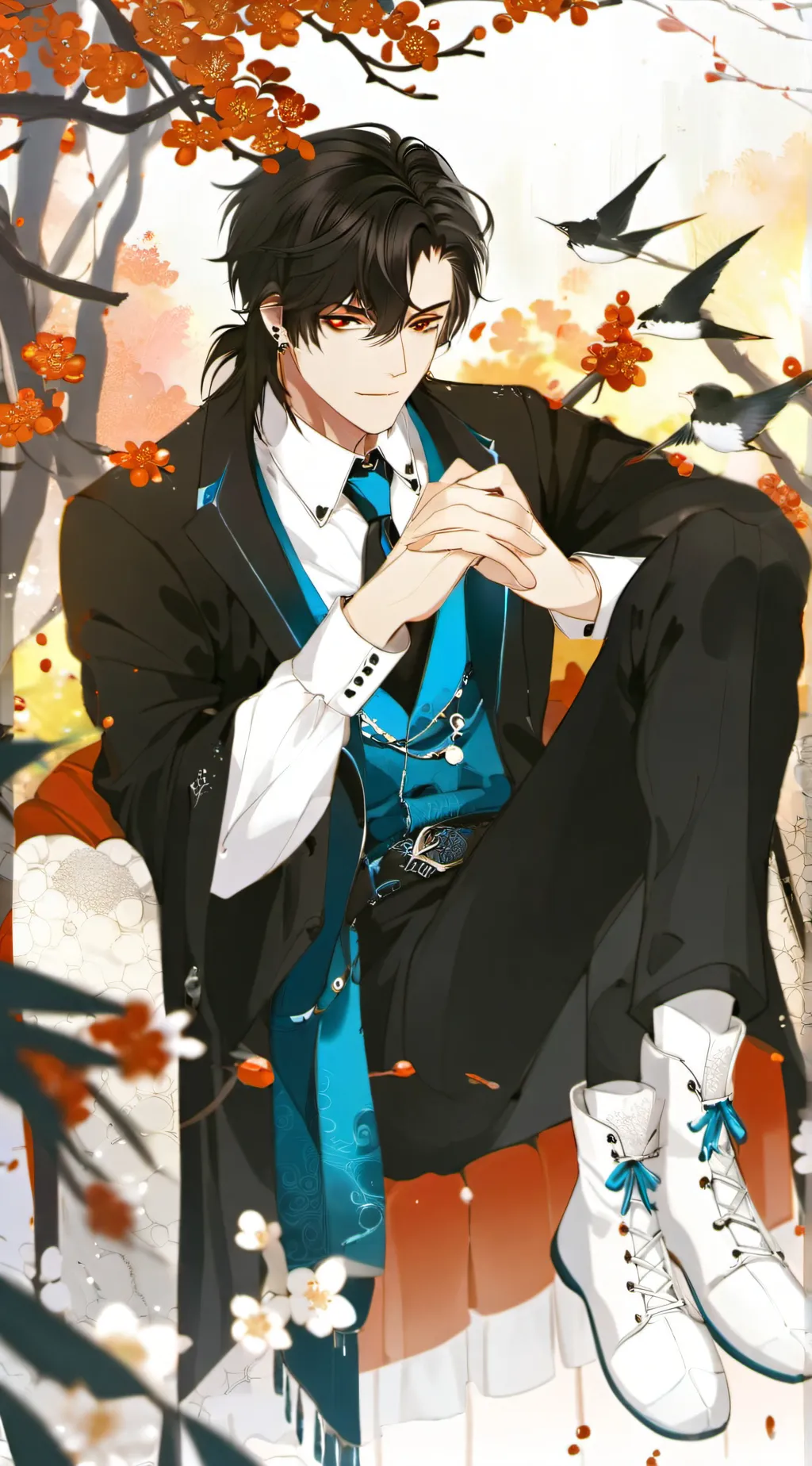 ai character: My bf the boss Lem background