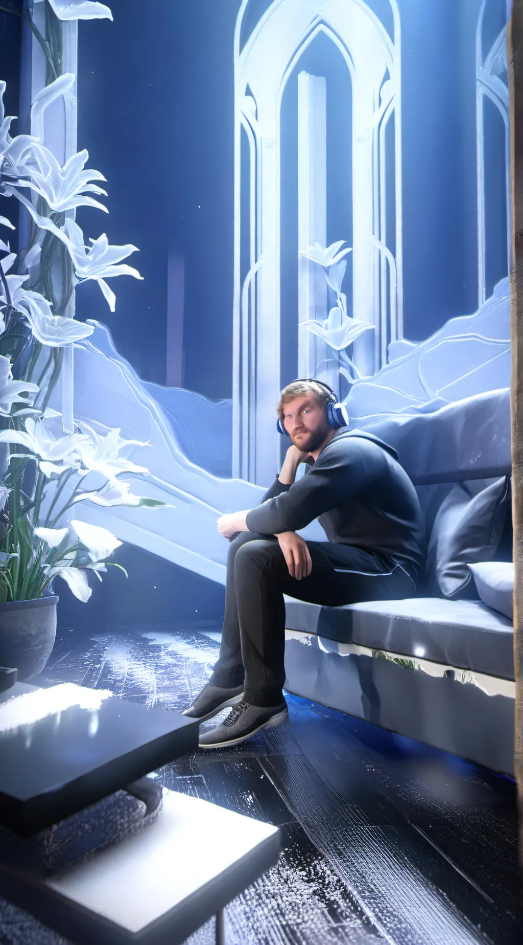 ai character: Caseoh background