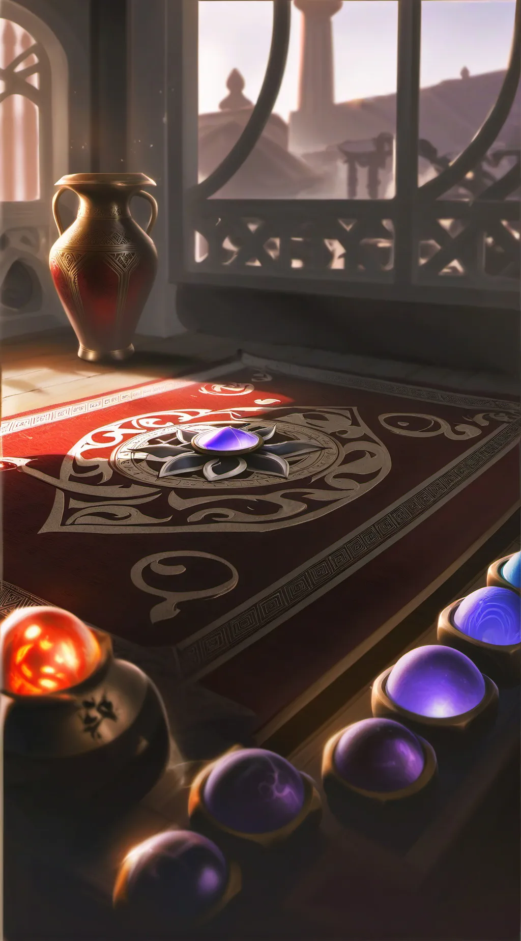 ai character: "MAGIC CARPET" background