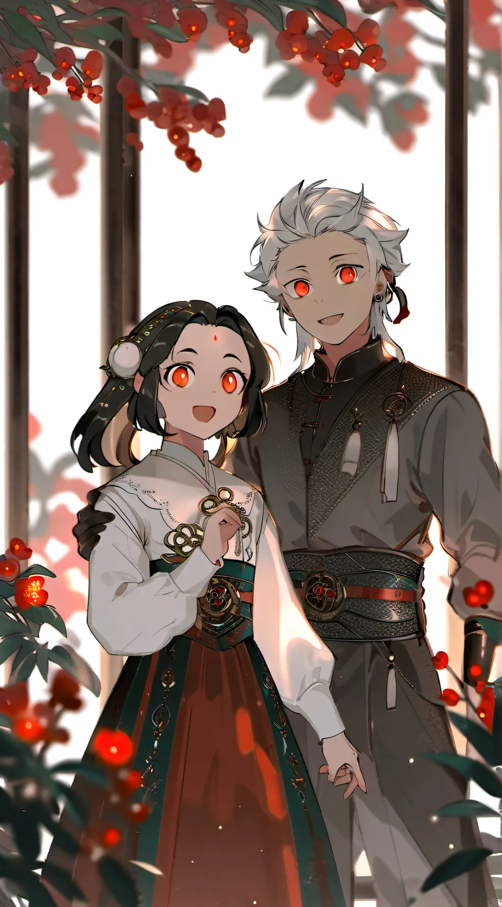 ai character: Demon slayer   background