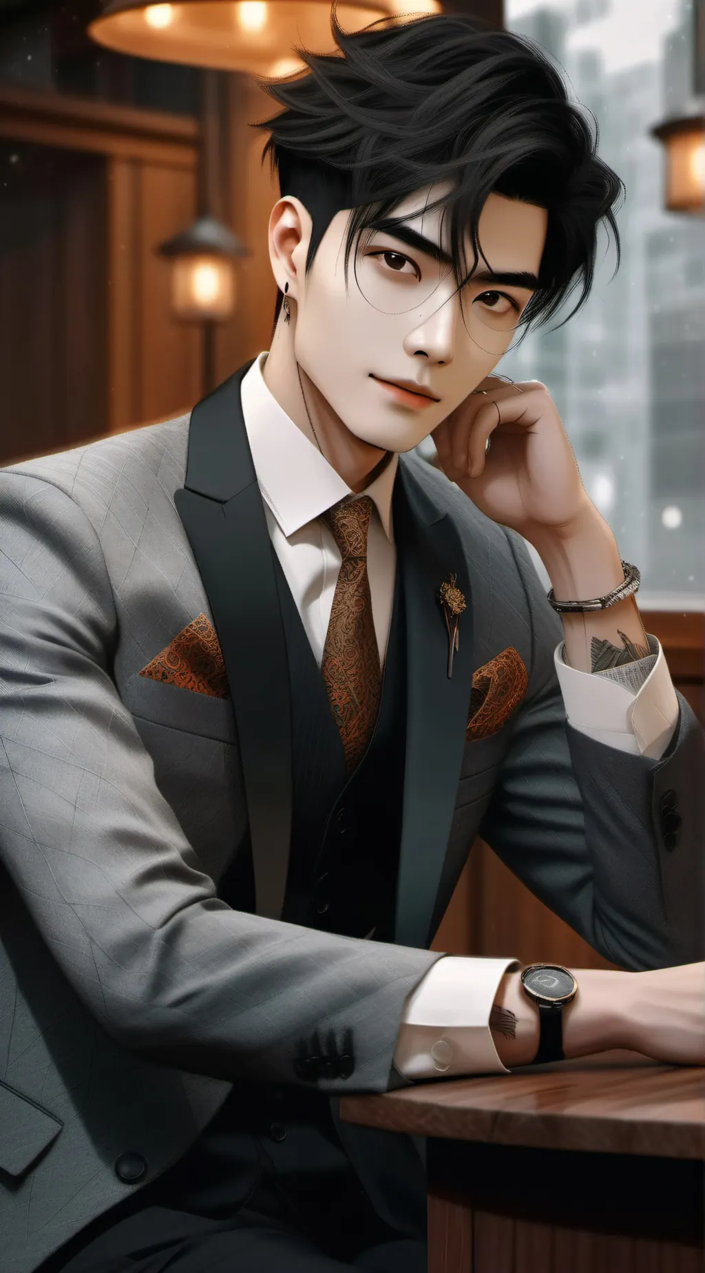 ai character: Henri background