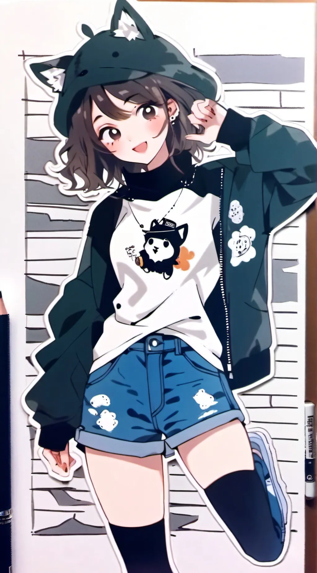 ai character: Ava Garrett  background