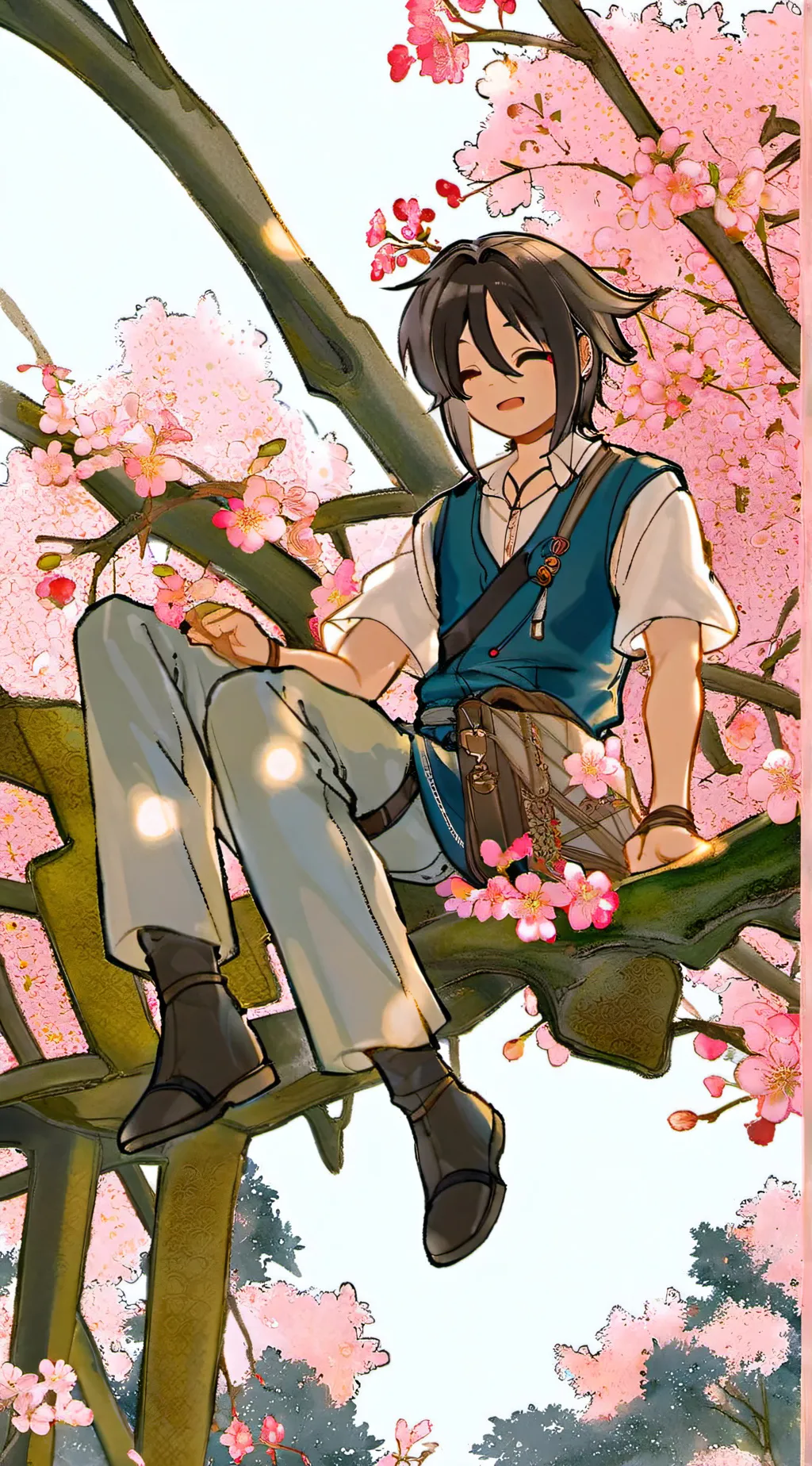 ai character: dark-fall background