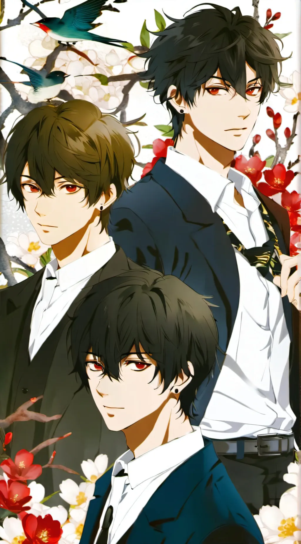 ai character: Xavier Toby Theo background