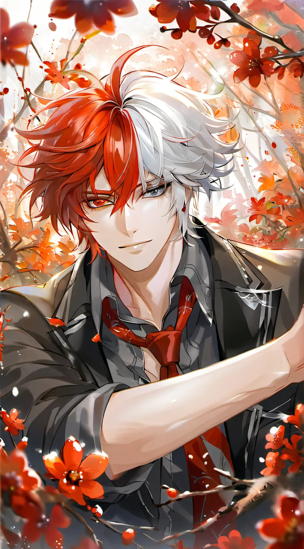 ai character: Todoroki x Momo! background