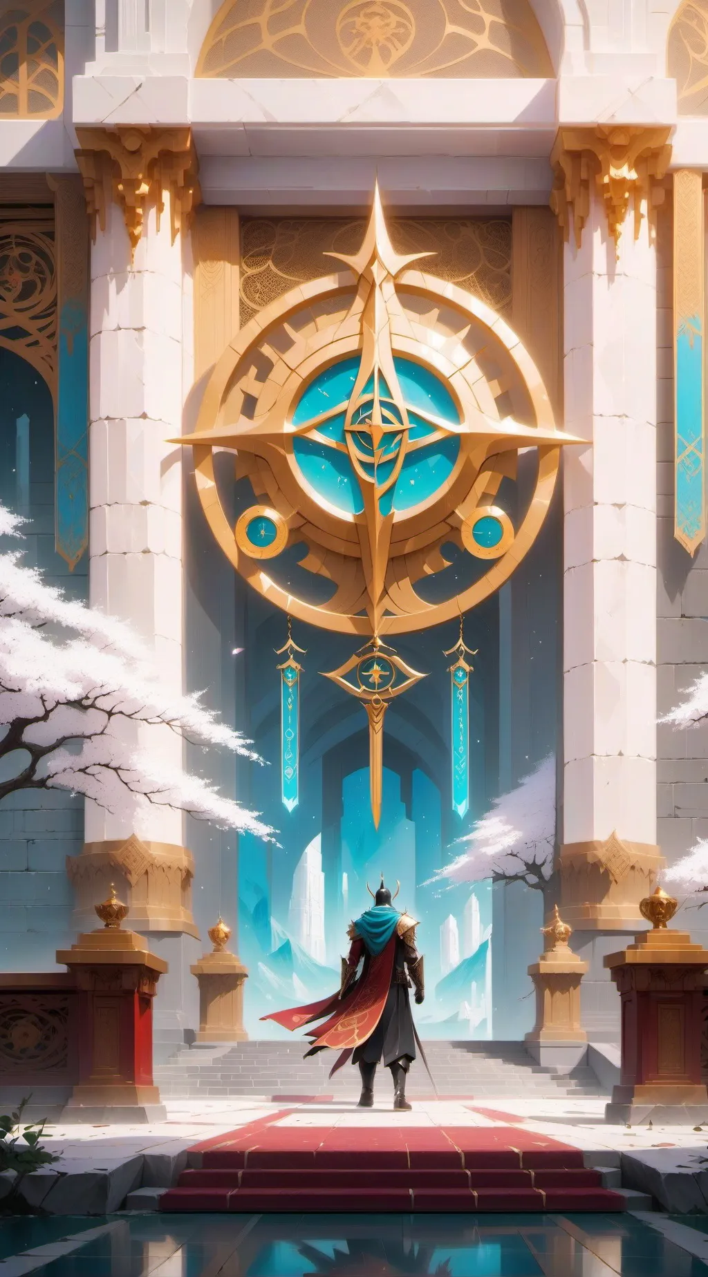 ai character: titan tv man background