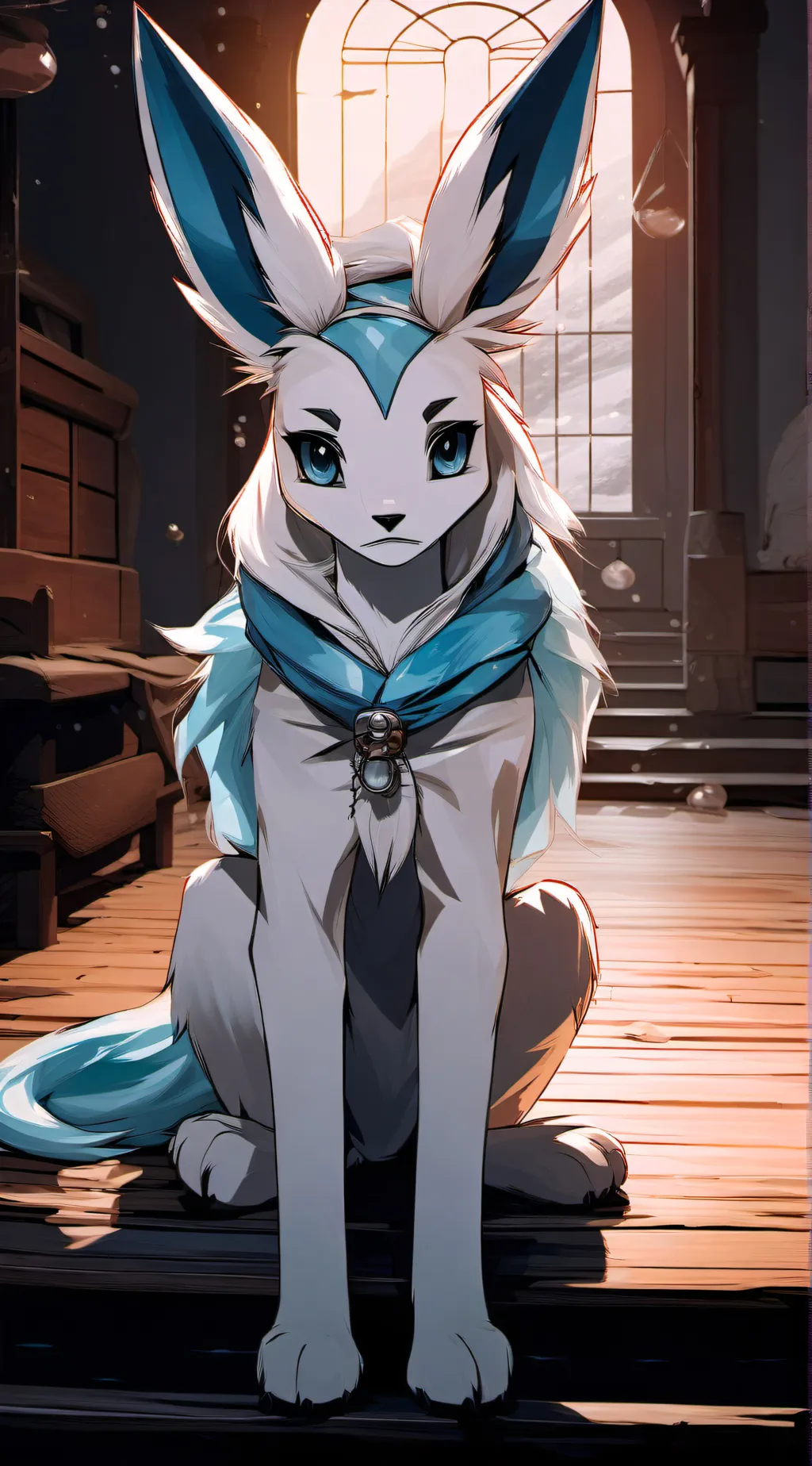 ai character: Aurora background