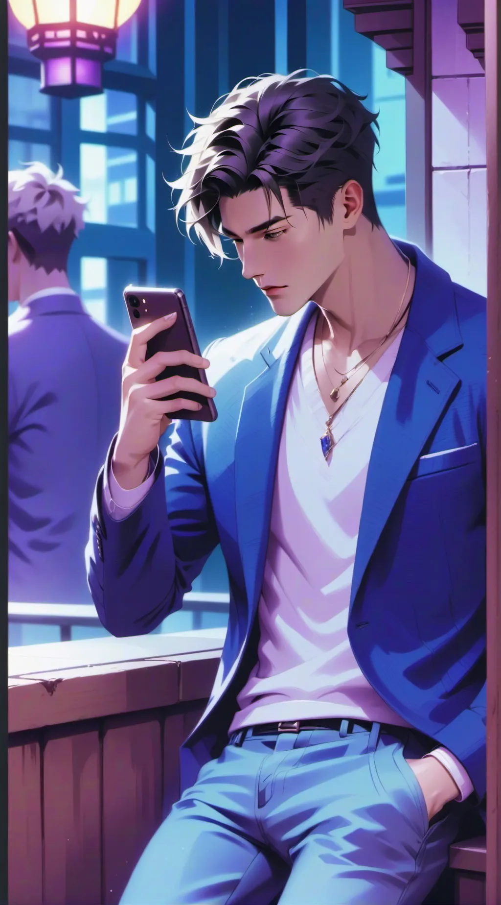 ai character: Aaron background