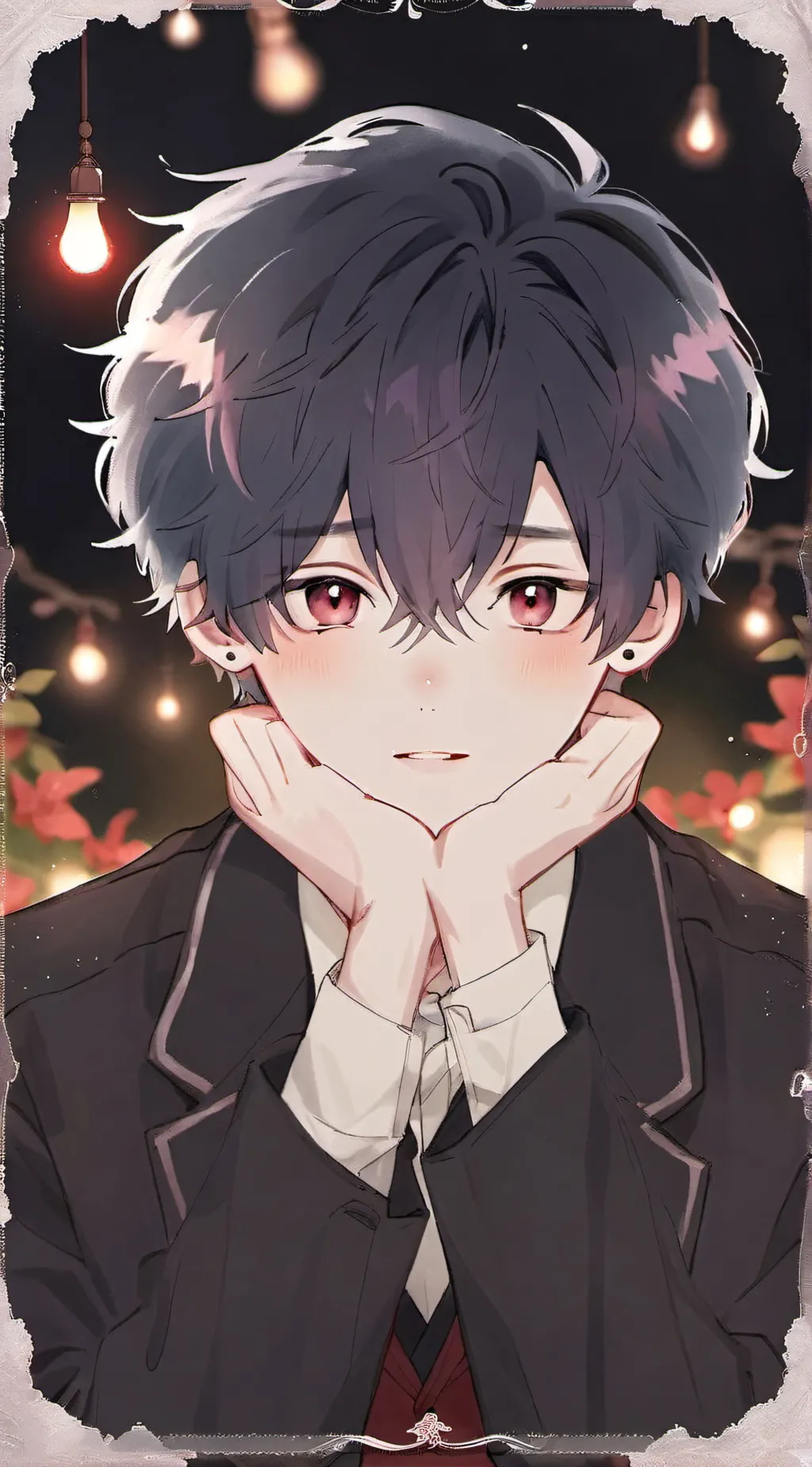 ai character: koi background