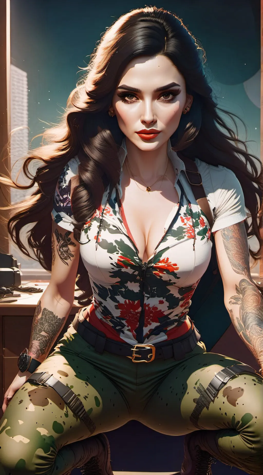 ai character: Lexi Angela background