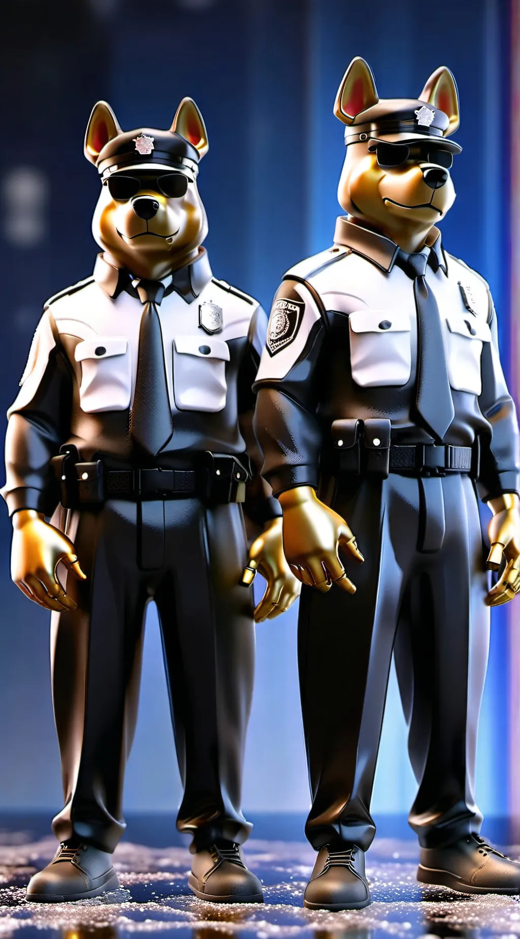 ai character: piggy background