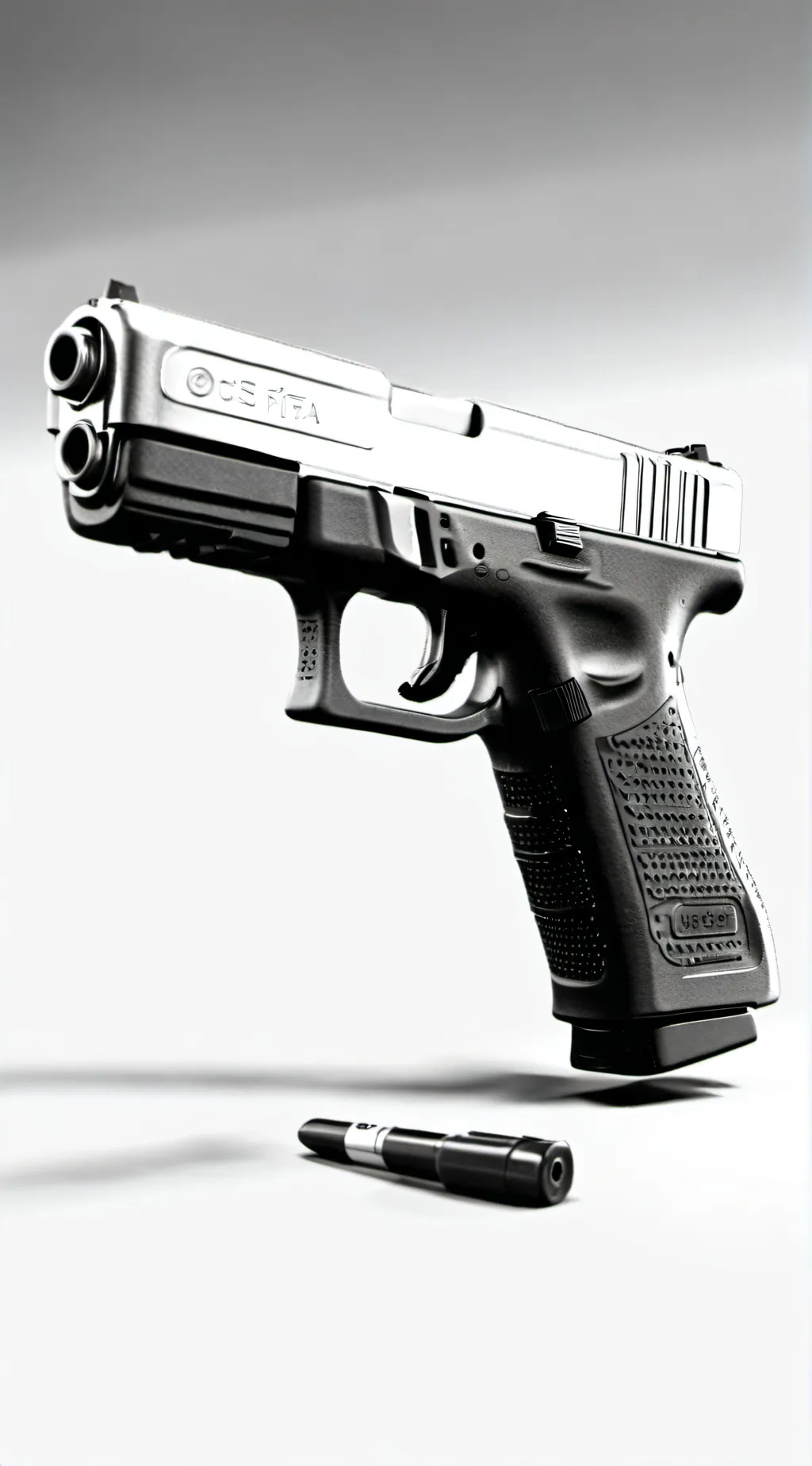 ai character: Gun meme background