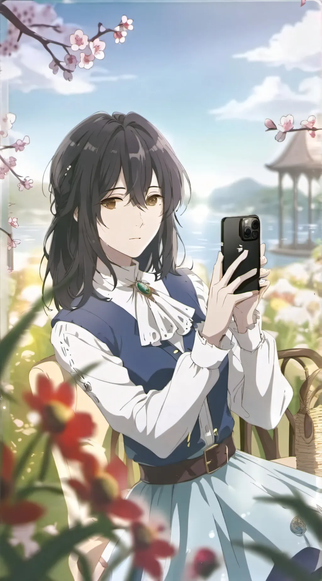 ai character: Pro heroes+bakusqd background