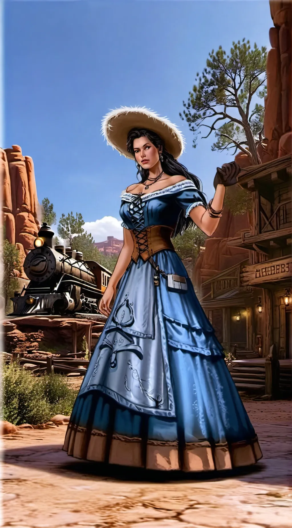 ai character: phantom manor  background