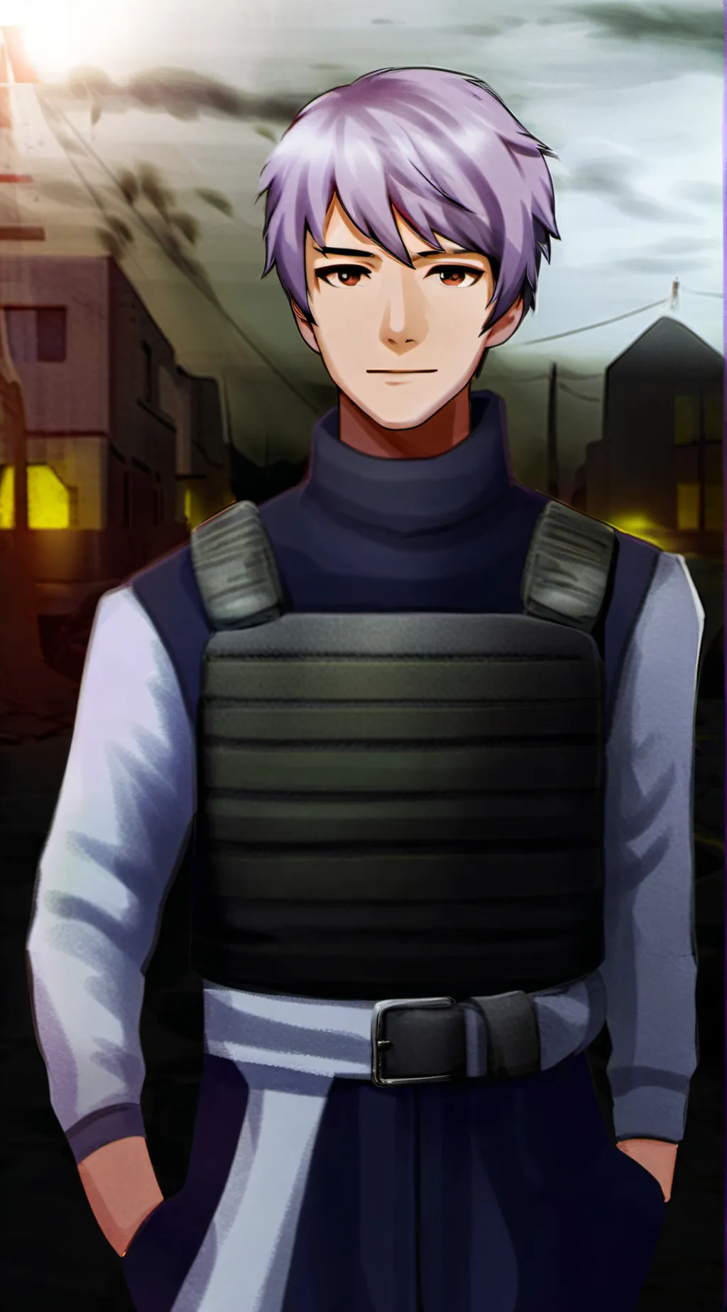 ai character: Max background