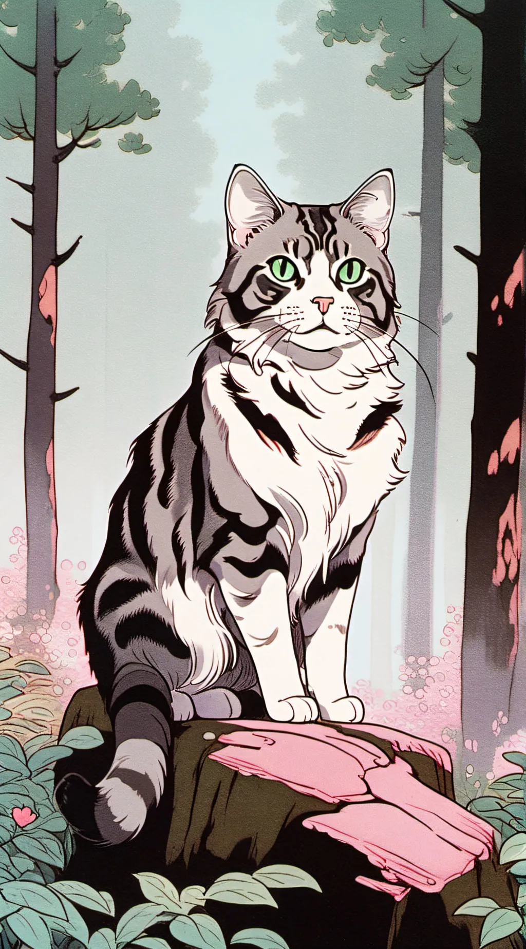 ai character: 🩶Silversong🩶 background