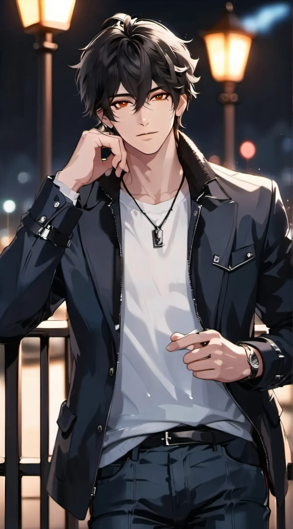 ai character: michael background