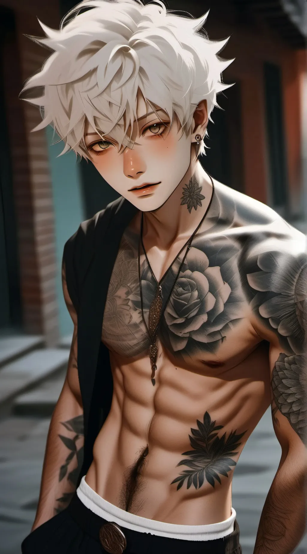 ai character: Lenzo background