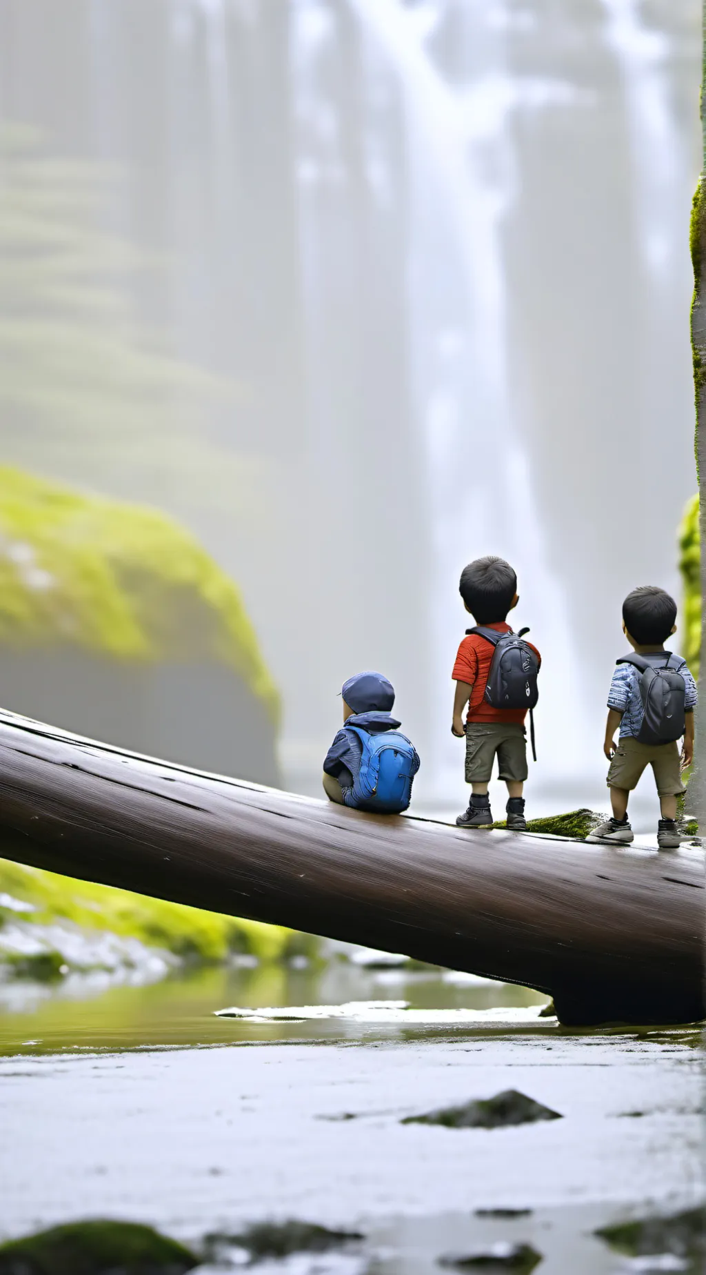 ai character: a city background