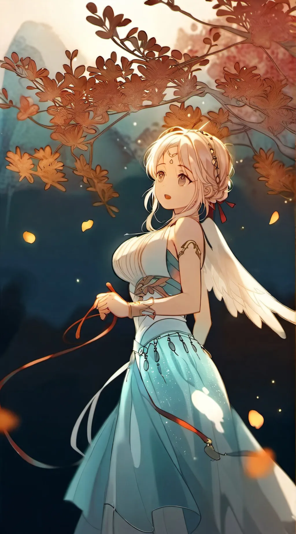 ai character: Angels  background