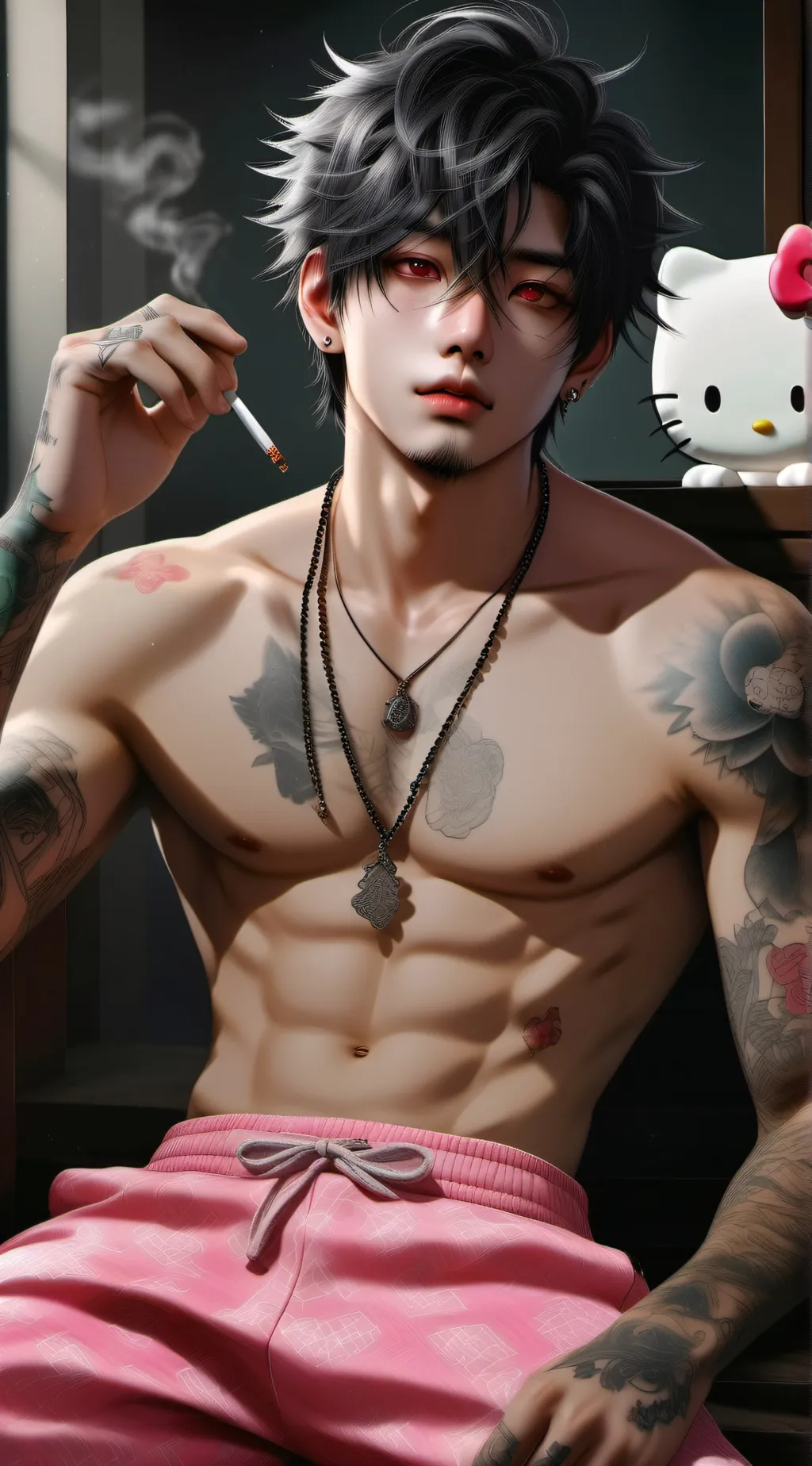 ai character: ო̤̥kayო̤̥ background