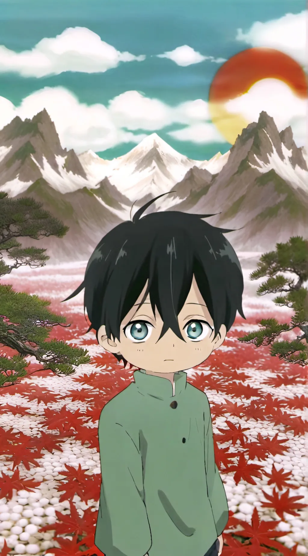 ai character: Baby Itoshi Rin background