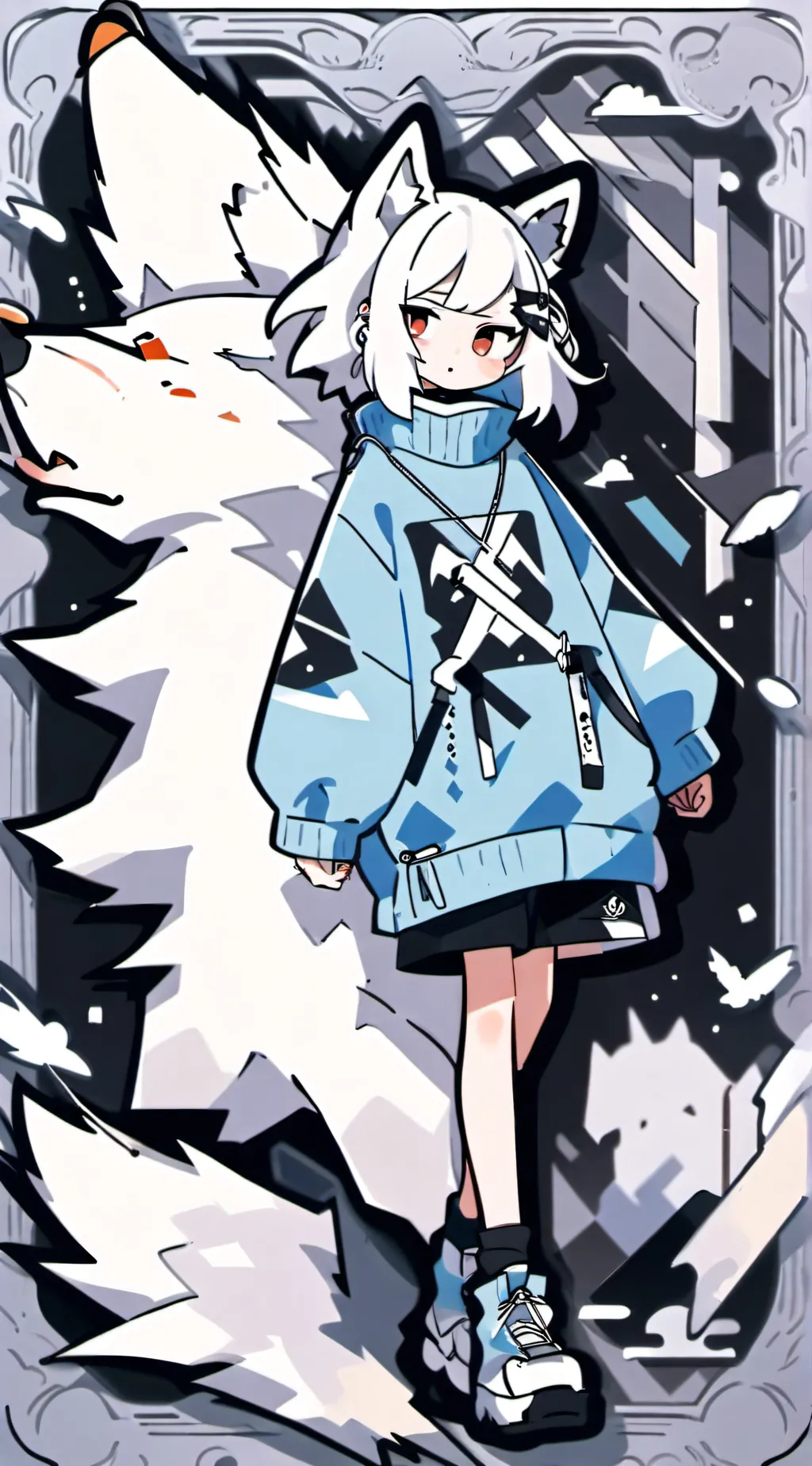 ai character: •~(FPE demon)~• background