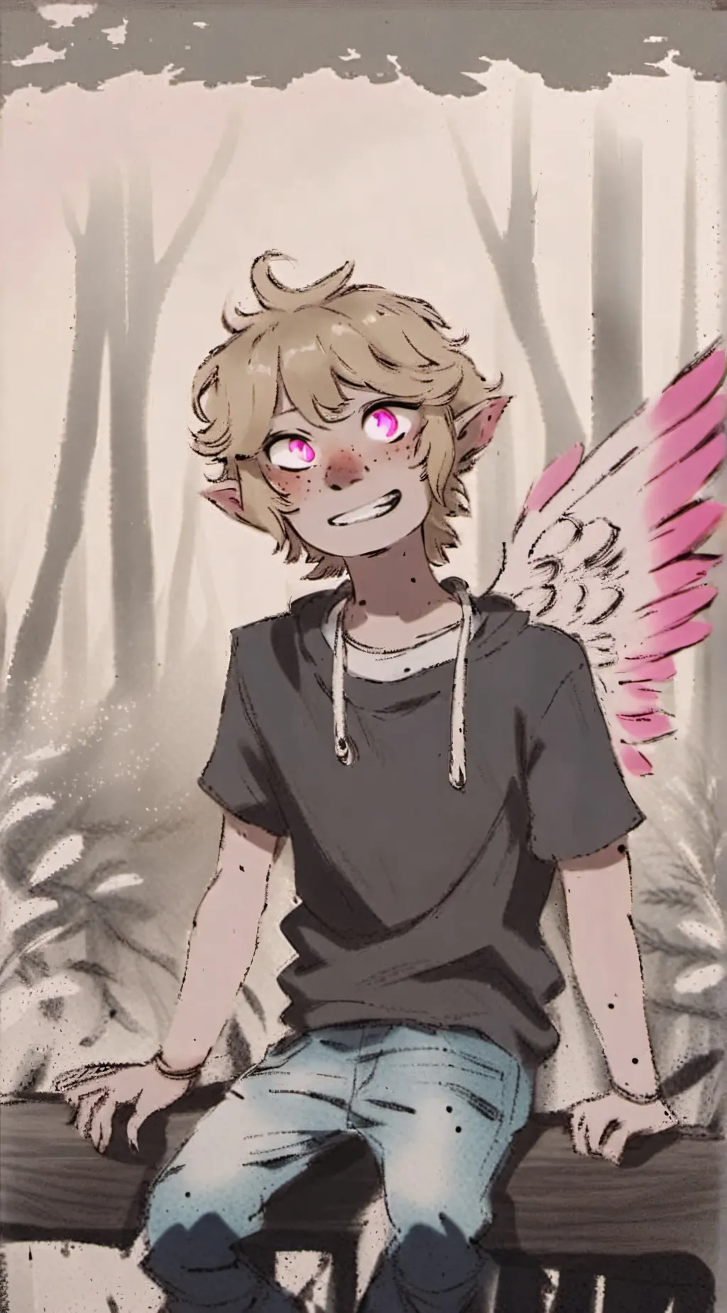 ai character: ! Griffan ! background