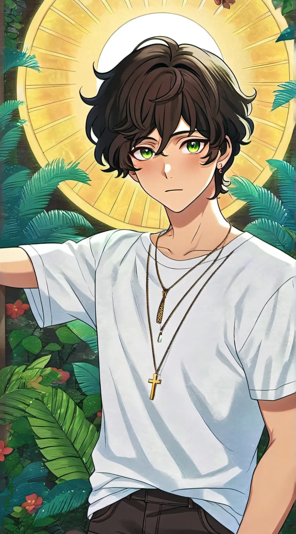 ai character: ✟|Ðėmętrıǔś|✟ background