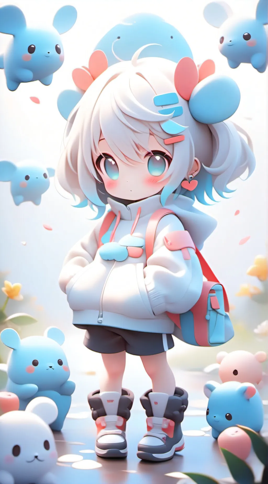 ai character: bfdi x ii background