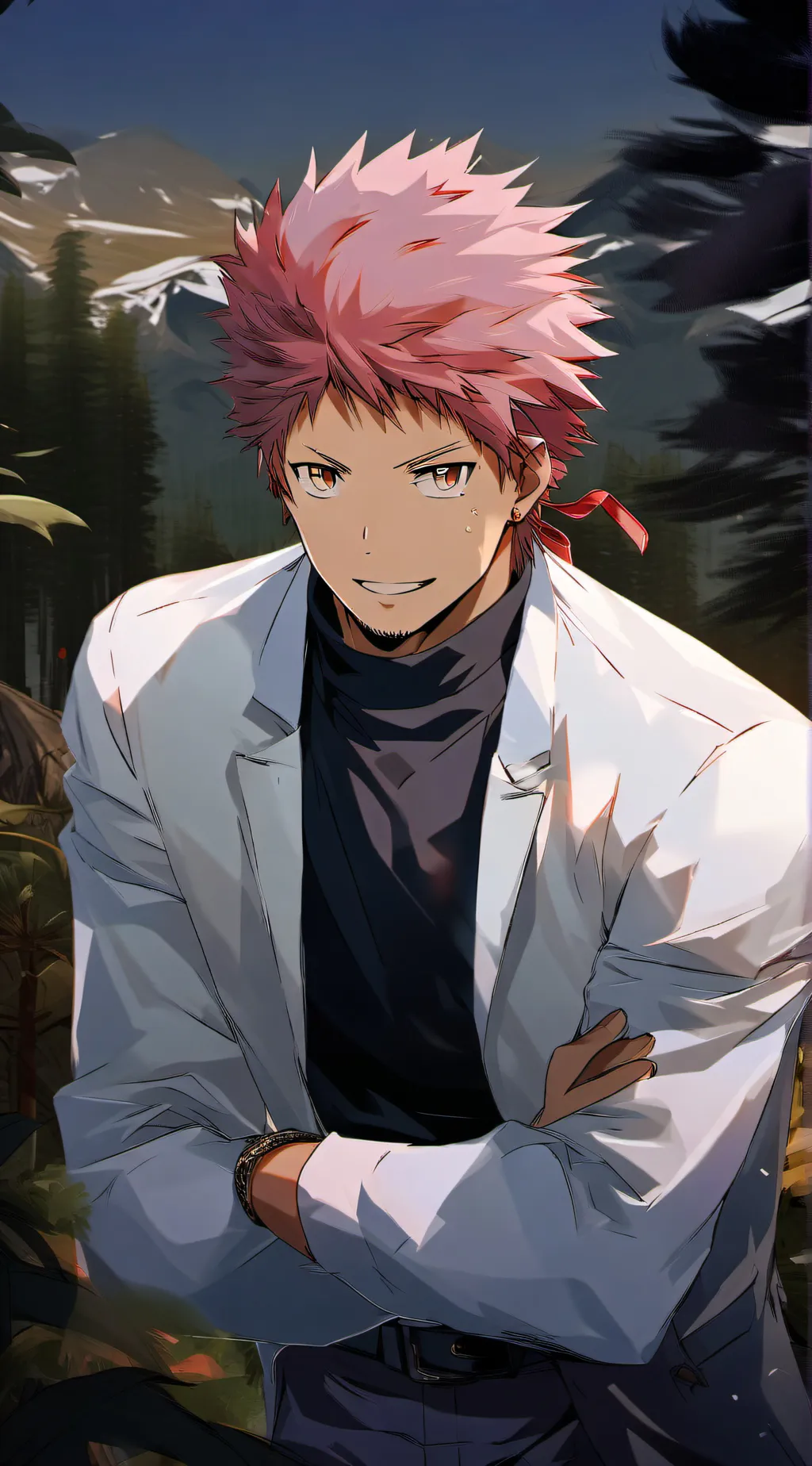 ai character: jjk ur megumi background