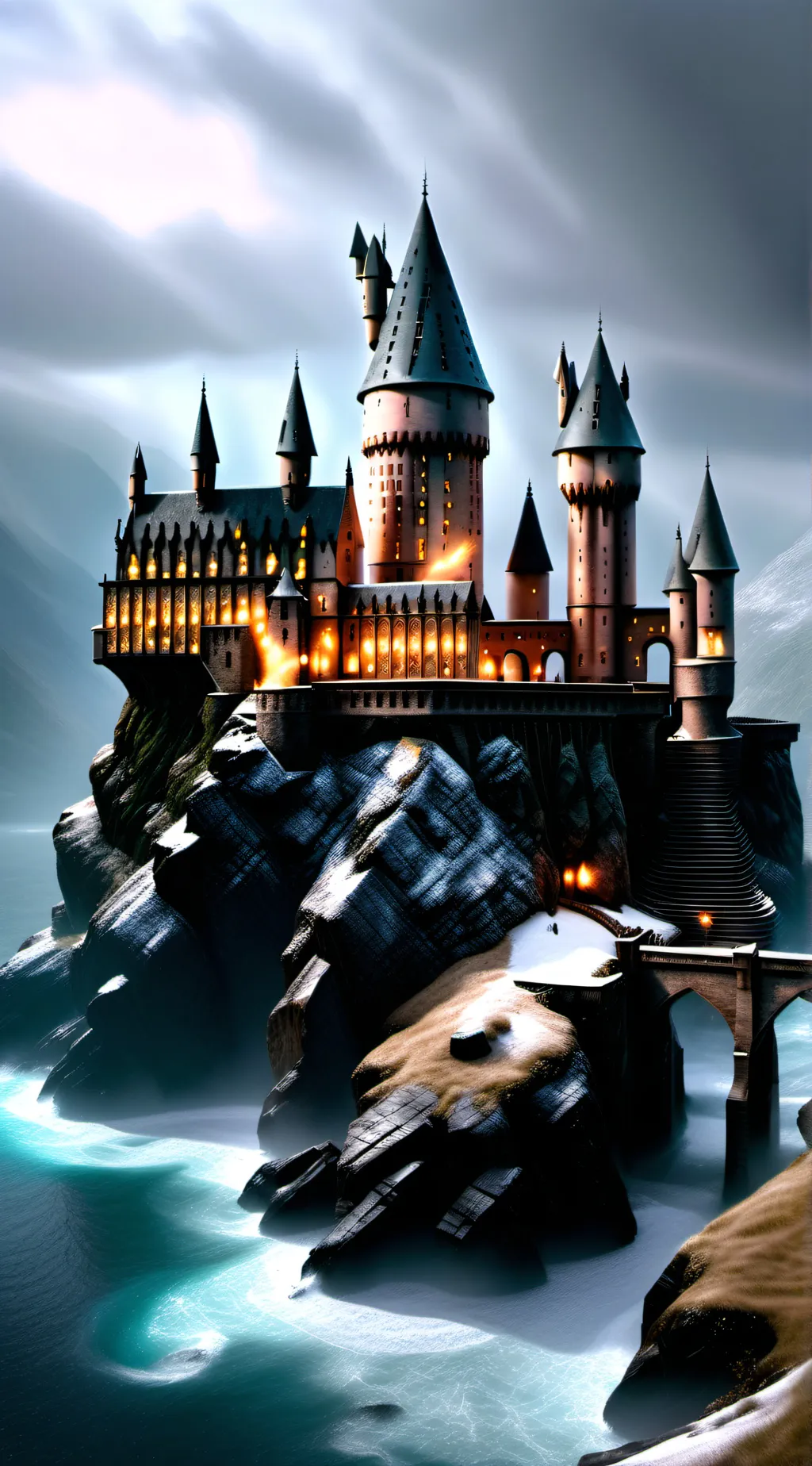 ai character: Hogwarts background