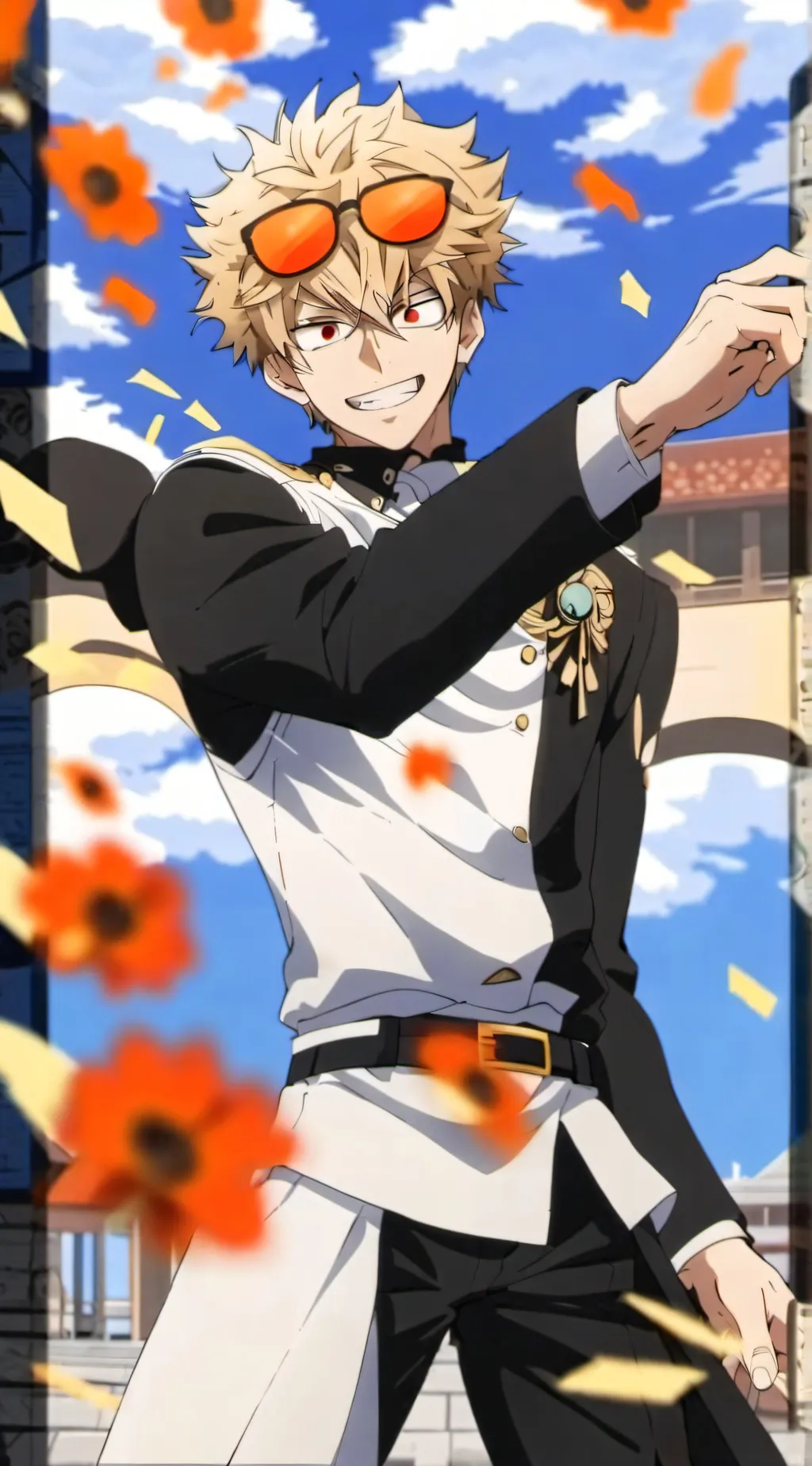 ai character: Husband Bakugo  background