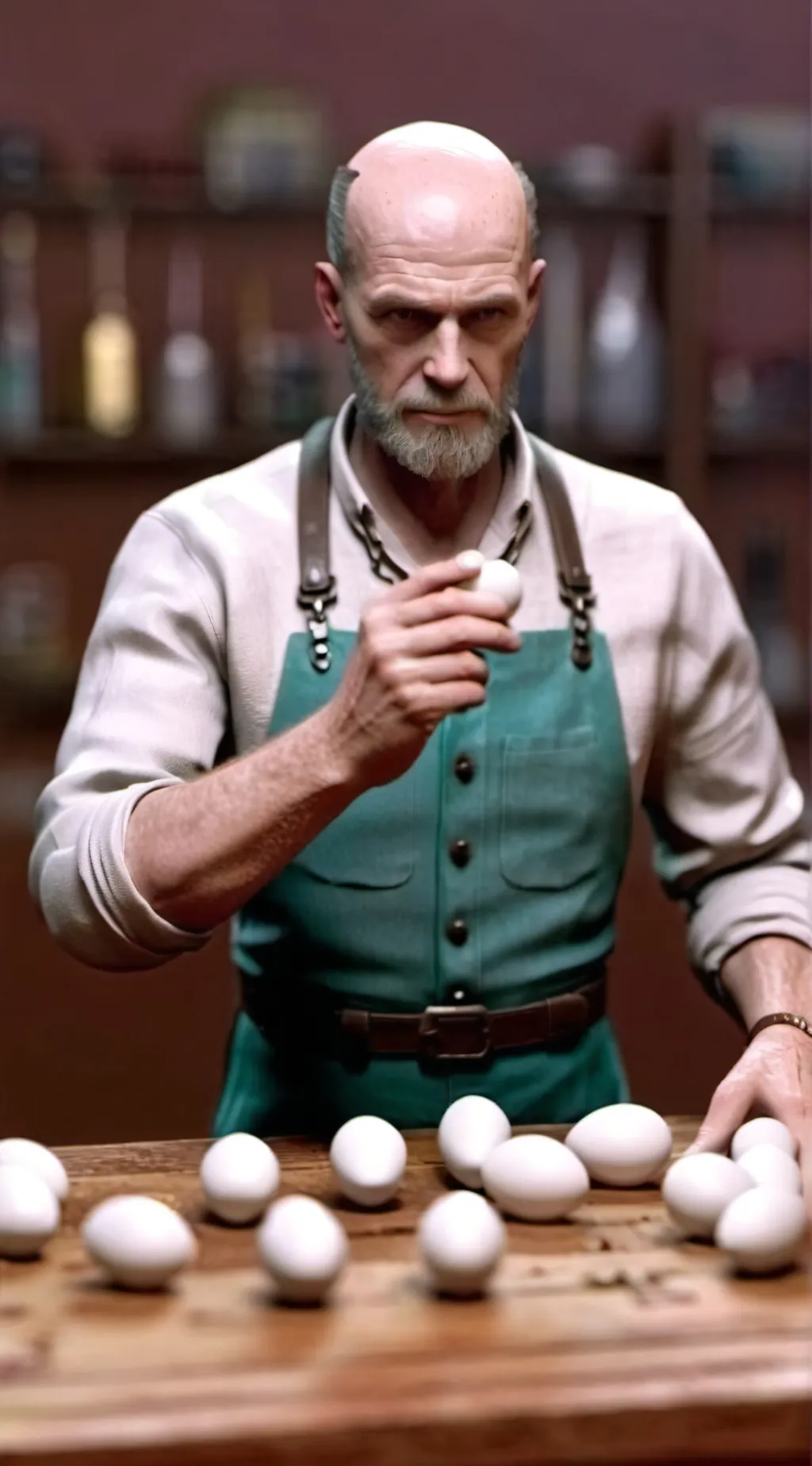 ai character: Walt (the egg🤣) background