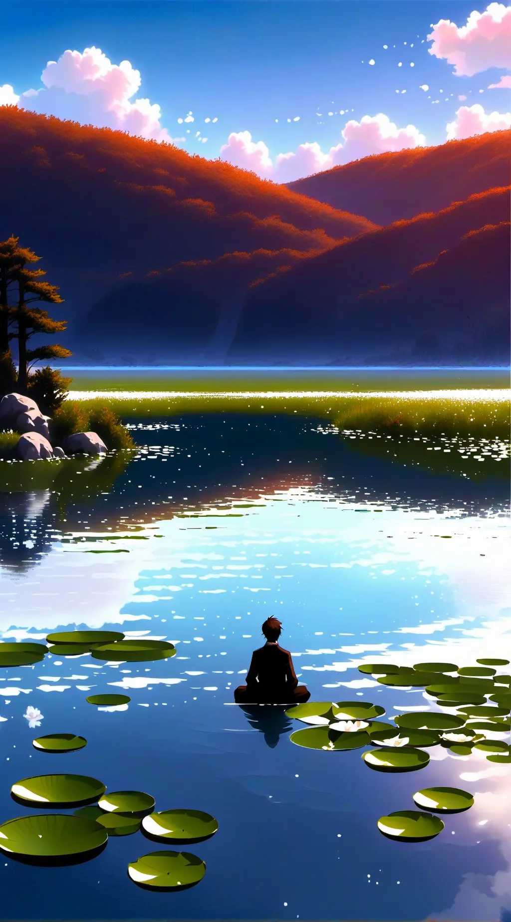 ai character: George & Sapnap background