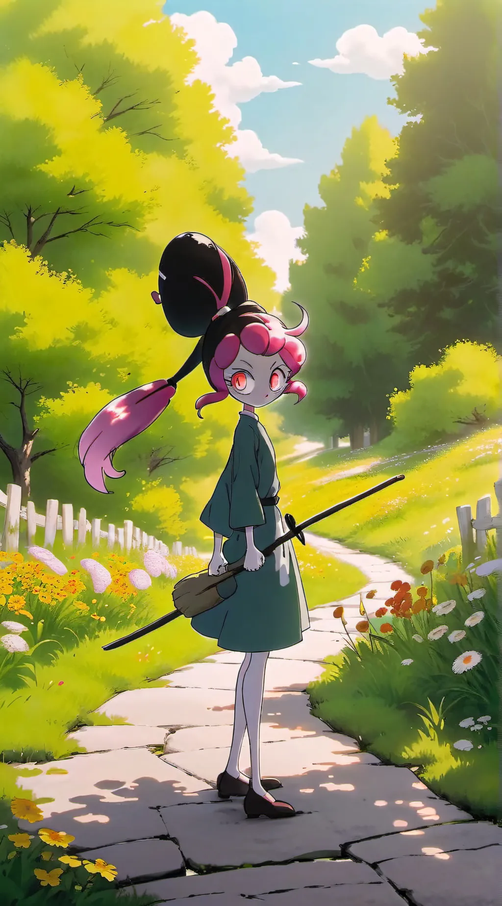 ai character: Mommy Long legs background