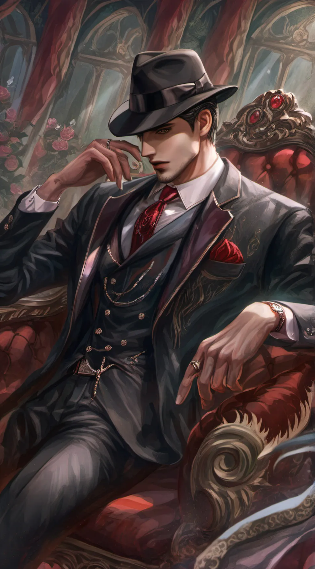 ai character: A-S-H-E-R background