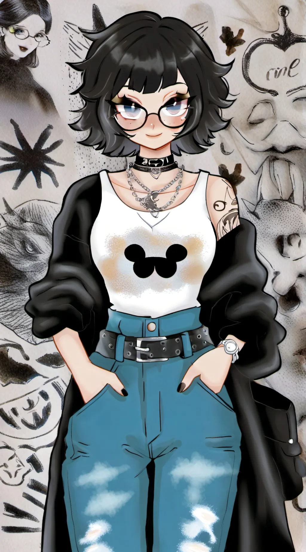 ai character: Nora background