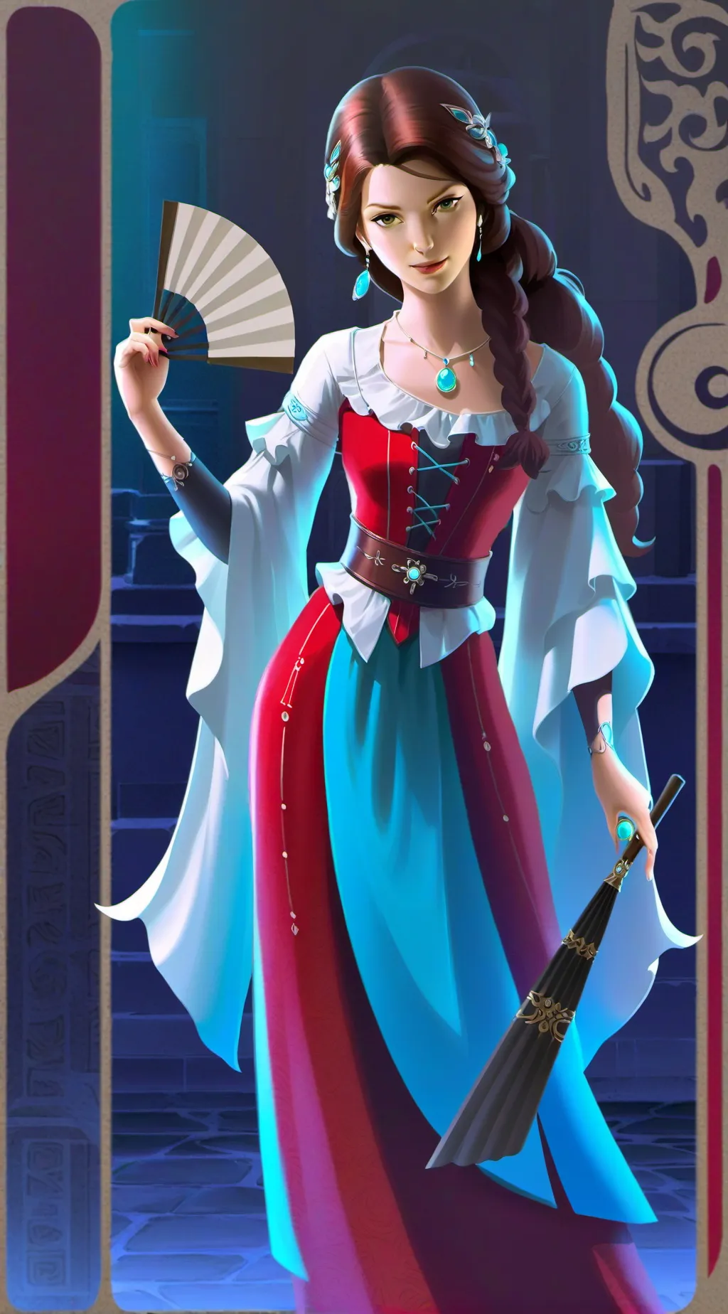 ai character: Fiora Cavazza background