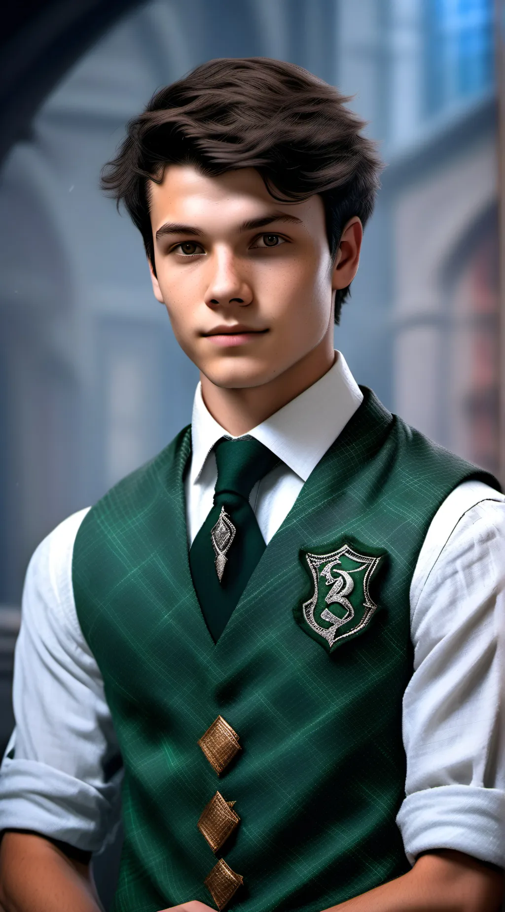 ai character: Mattheo Riddle  background