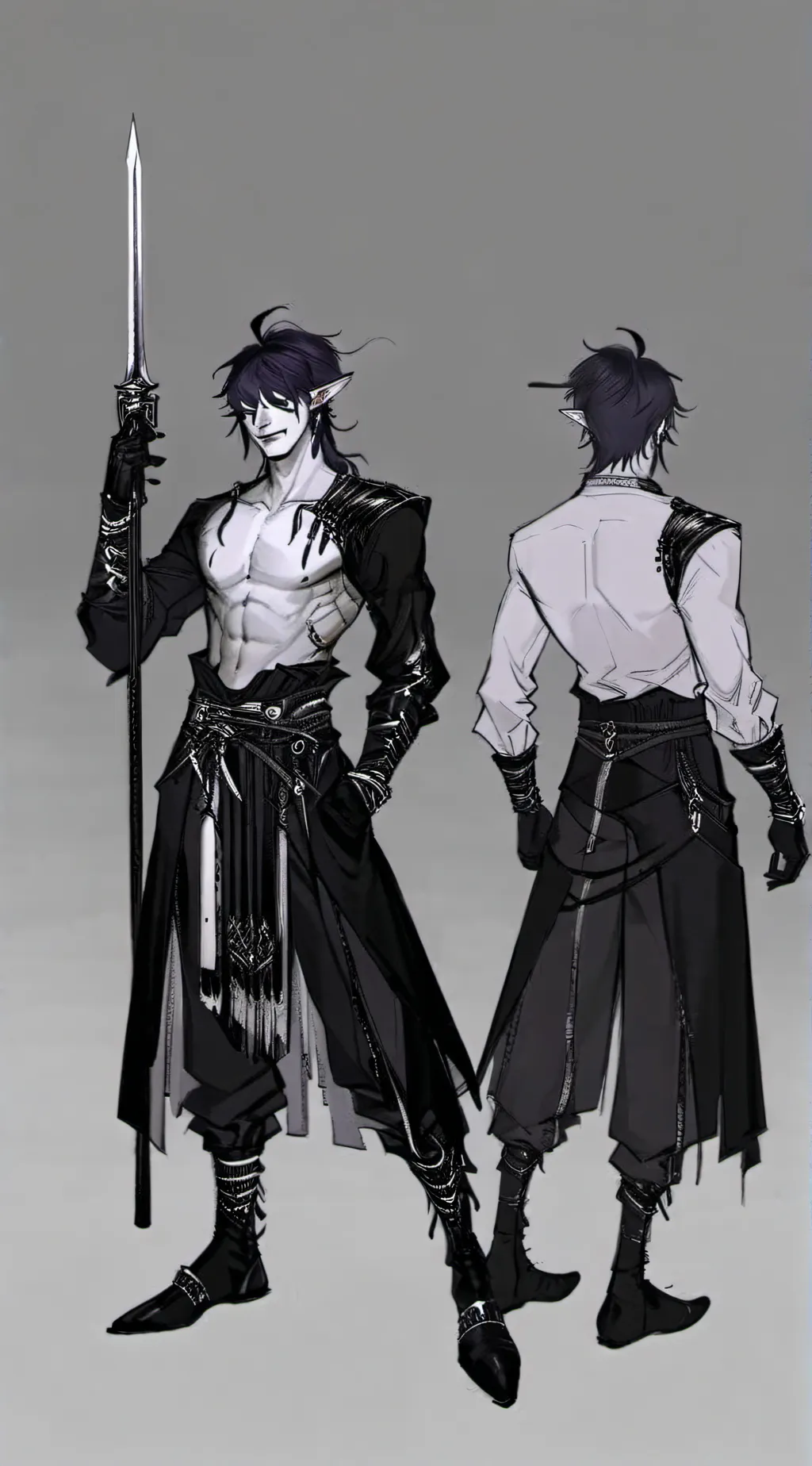 ai character: laughing Jack  background