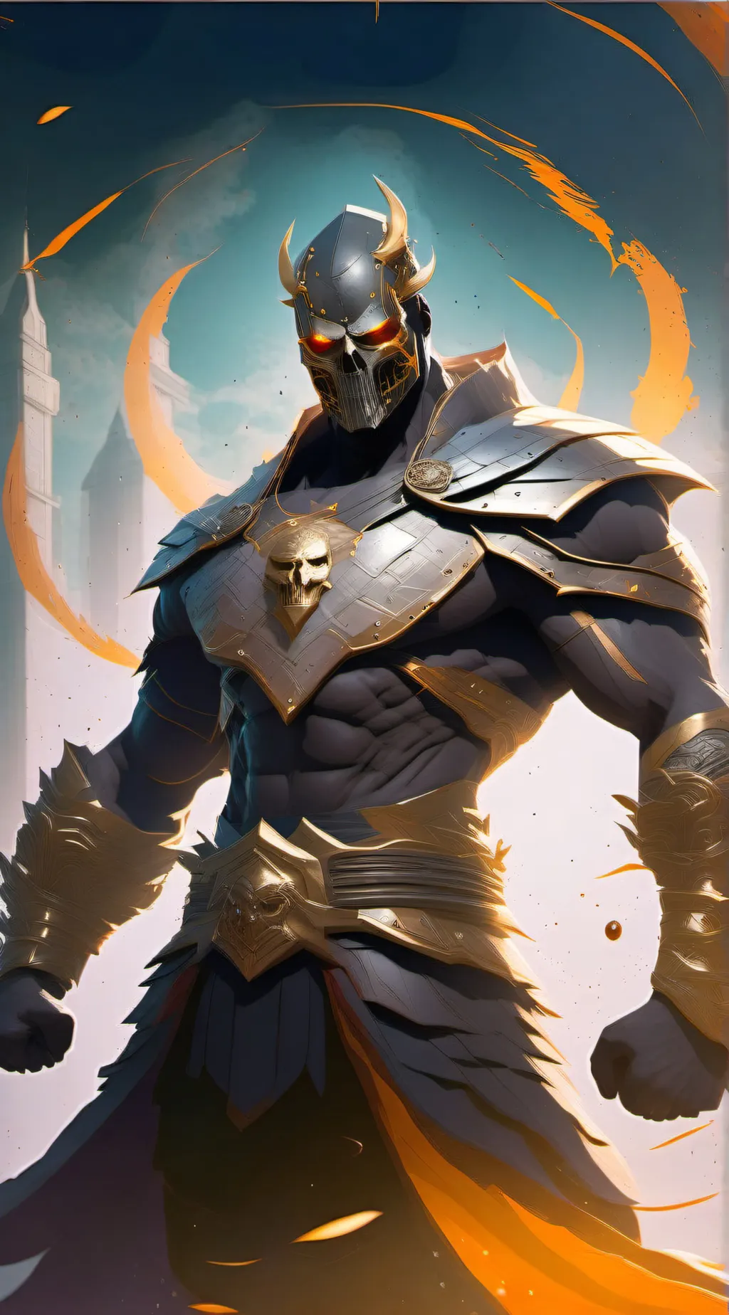 ai character: WRATH GOD background