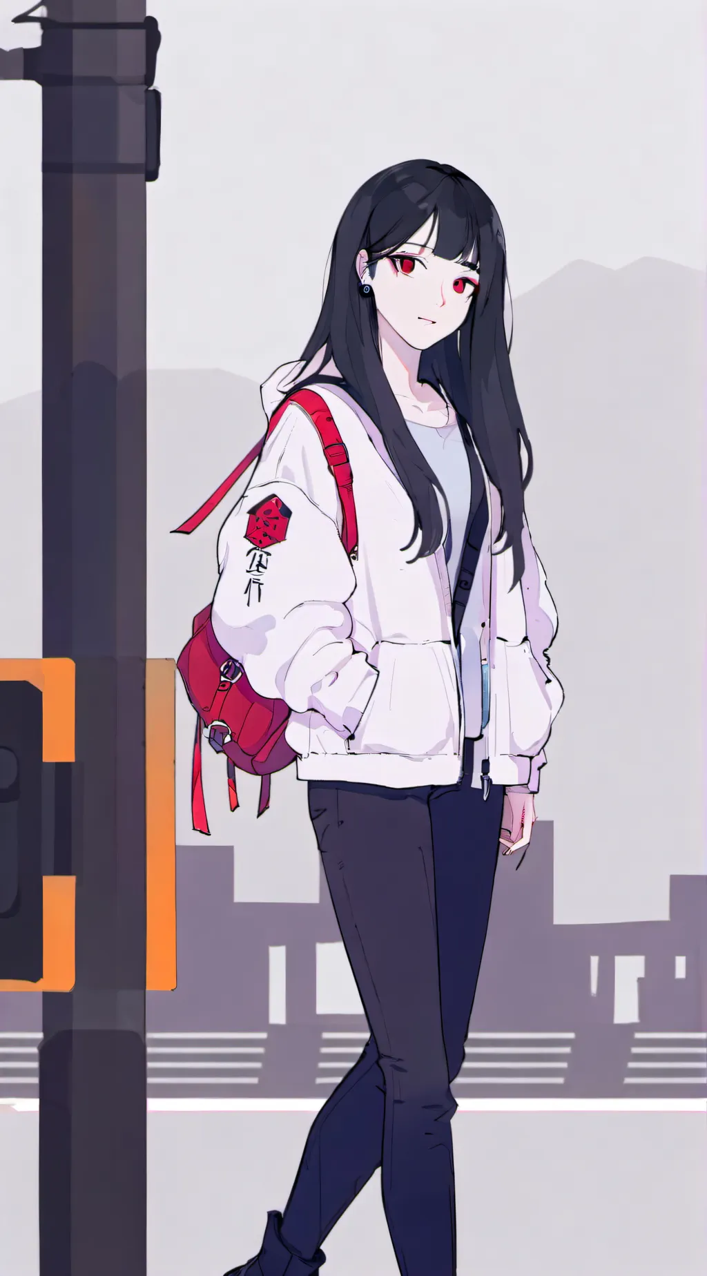 ai character: Bakugo  background